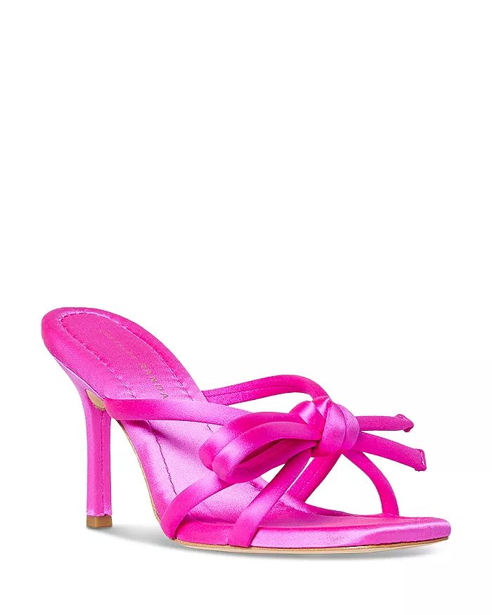 Women's Margi Square Toe Tied Bow High Heel Sandals | Bloomingdale's (US)