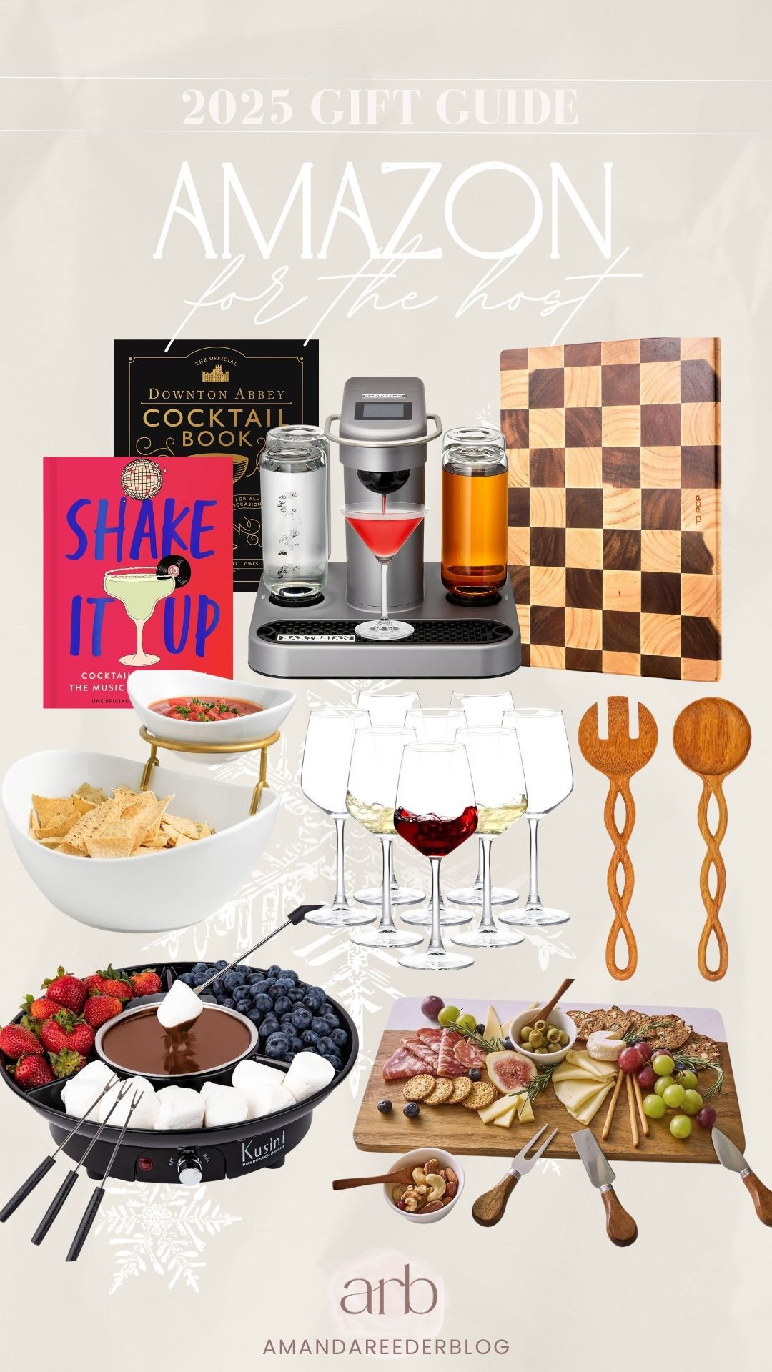 Amazon gifts for the host🍷✨ 

Amazon gift guide, hostess gifts, holiday entertaining, kitchen essentials, wine glasses, charcuterie board, cocktail maker, home decor gifts, gifts for him, housewarming gifts, salad spoons, cutting board, fondue set, gifts for the family, family movie night 

#LTKHome #LTKGiftGuide #LTKHoliday
