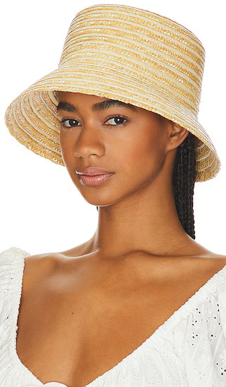 Aria Hat in Natural Two Tone | Revolve Clothing (Global)