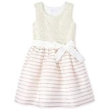 The Children's Place Girls' Sleeveless Pleated Dress, Simplywht, L (10/12) | Amazon (US)