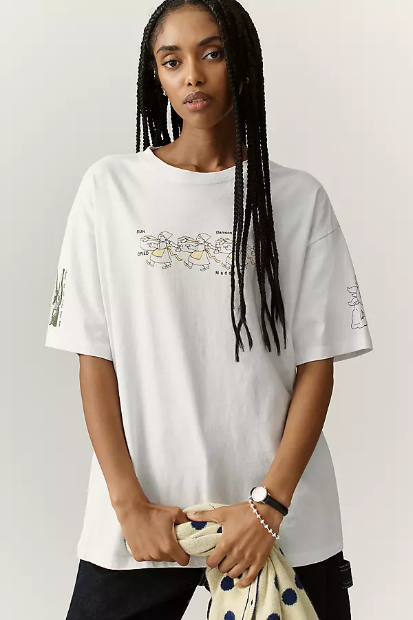 Damson Madder Sundried Organic Cotton T-Shirt | Anthropologie (US)