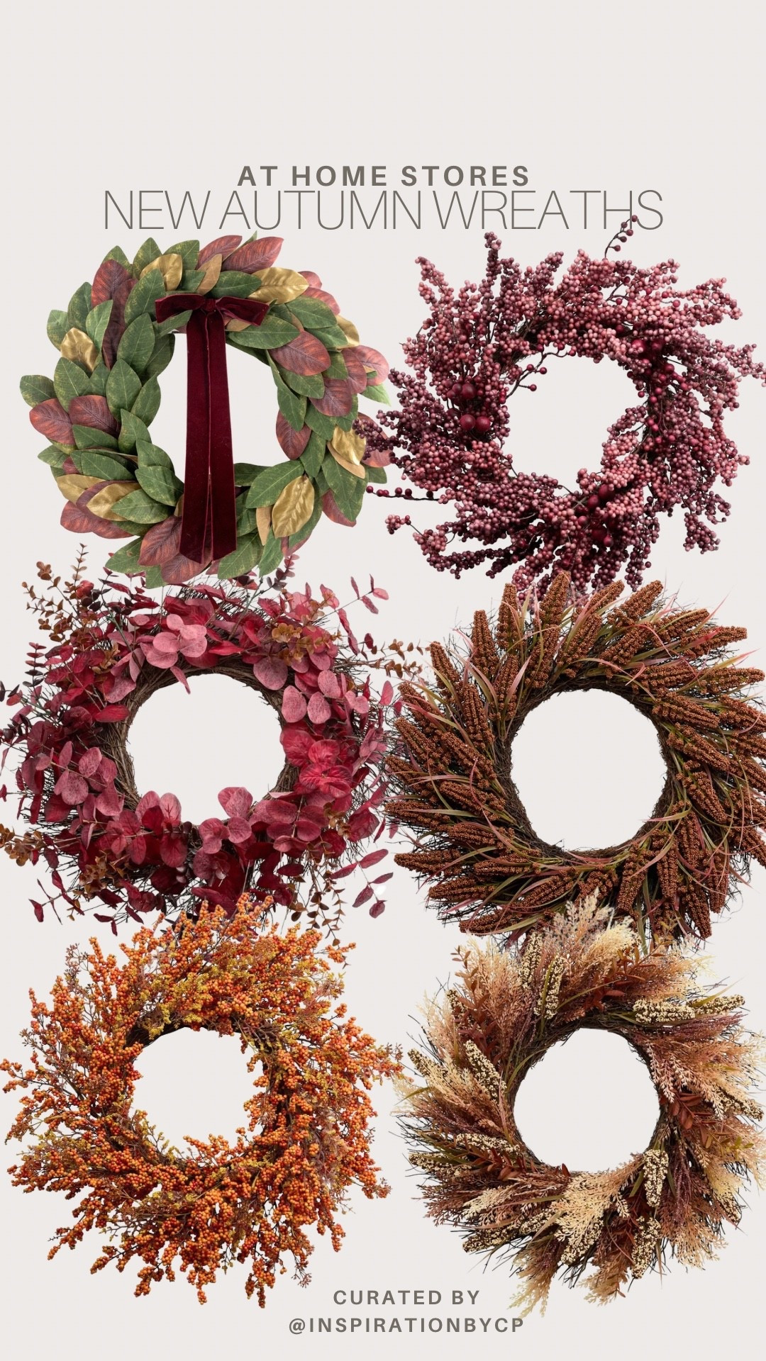 New Autumn Wreaths 
#fallwreath #falldecor #athomestores #autumndecor

#LTKSeasonal #LTKHome #LTKU