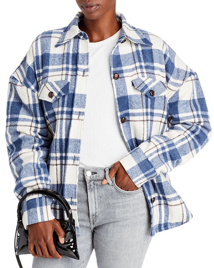 AQUA Ines Plaid Shirt Jacket - 100% Exclusive  Back to Results -  Women - Bloomingdale's | Bloomingdale's (US)