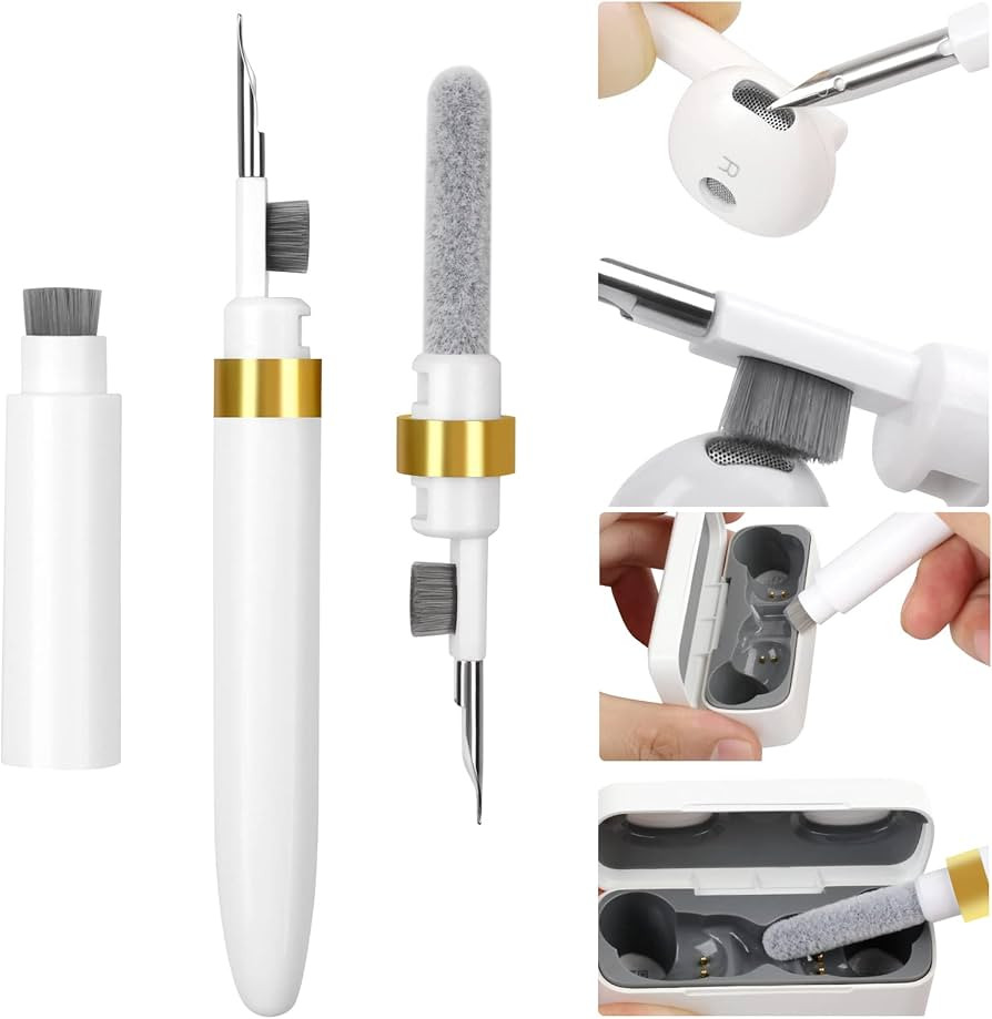 Cleaning Pen for Airpods Pro Multi-Function Cleaner Kit Tool Flocking Sponge Soft Brush for Bluetoot | Amazon (US)