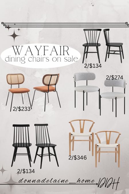 Summer sale at Wayfair: fabulous savings on these dining chairs! 
Modern, classic, transitional furniture


#LTKSummerSales #LTKSaleAlert #LTKHome