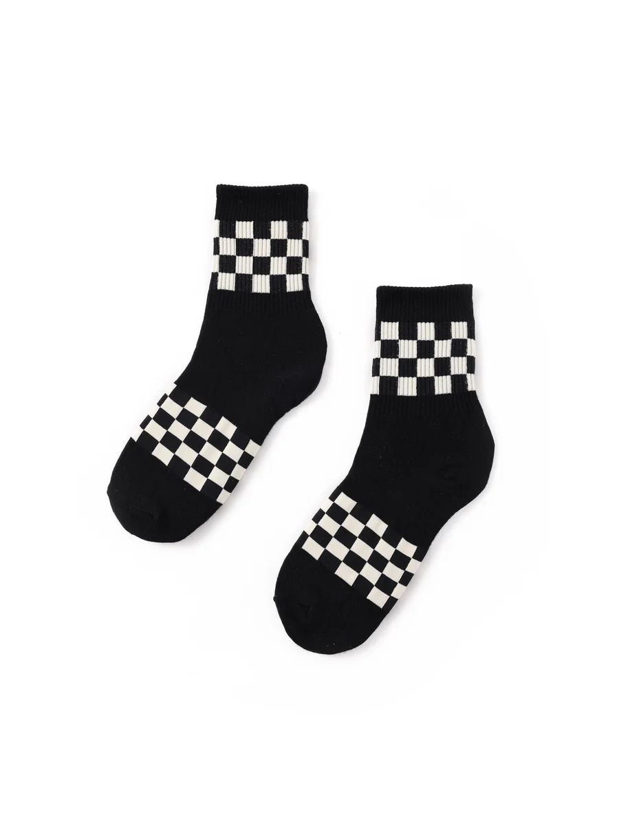 Checkerboard Socks | Cider