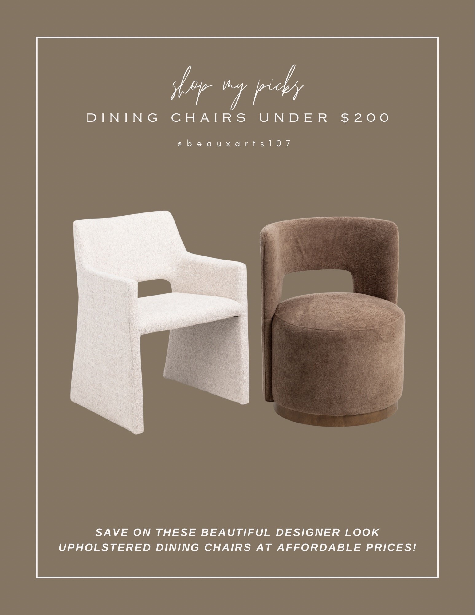 Save on these beautiful and affordable upholstered dining chairs for a high end look for less!

#LTKHome #LTKSaleAlert
