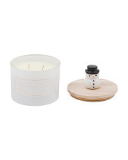 12oz Vanilla Snowflake Snowman Candle | TJ Maxx