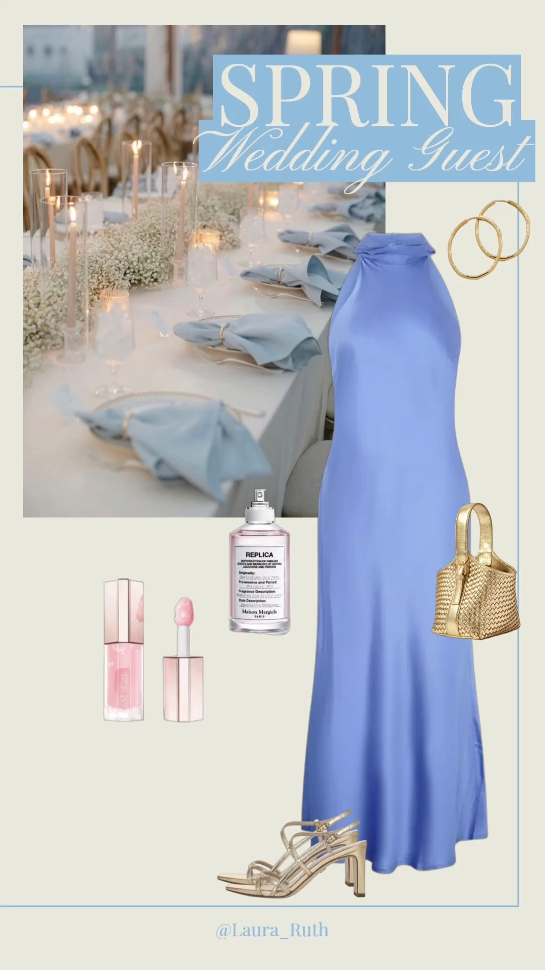 Spring wedding guest style 💙 A silky blue dress paired with gold heels and accessories for the perfect elegant look ✨ Ideal for formal or evening weddings. spring wedding, wedding guest outfit, spring outfit idea, spring dresses

 

#LTKwedding #LTKspring #LTKuk