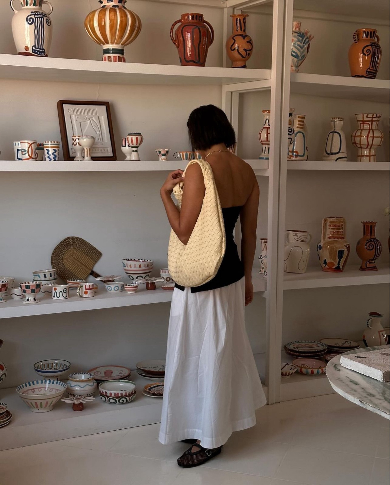 The warmer climates of Marrakesh offering the perfect excuse to debut this skirt of dreams 