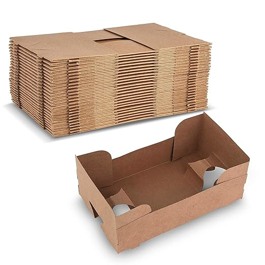MT Products Stadium Food and Drink Tray - Pop-Up J-Type Paperboard Food Tray for Movie Theater an... | Amazon (US)