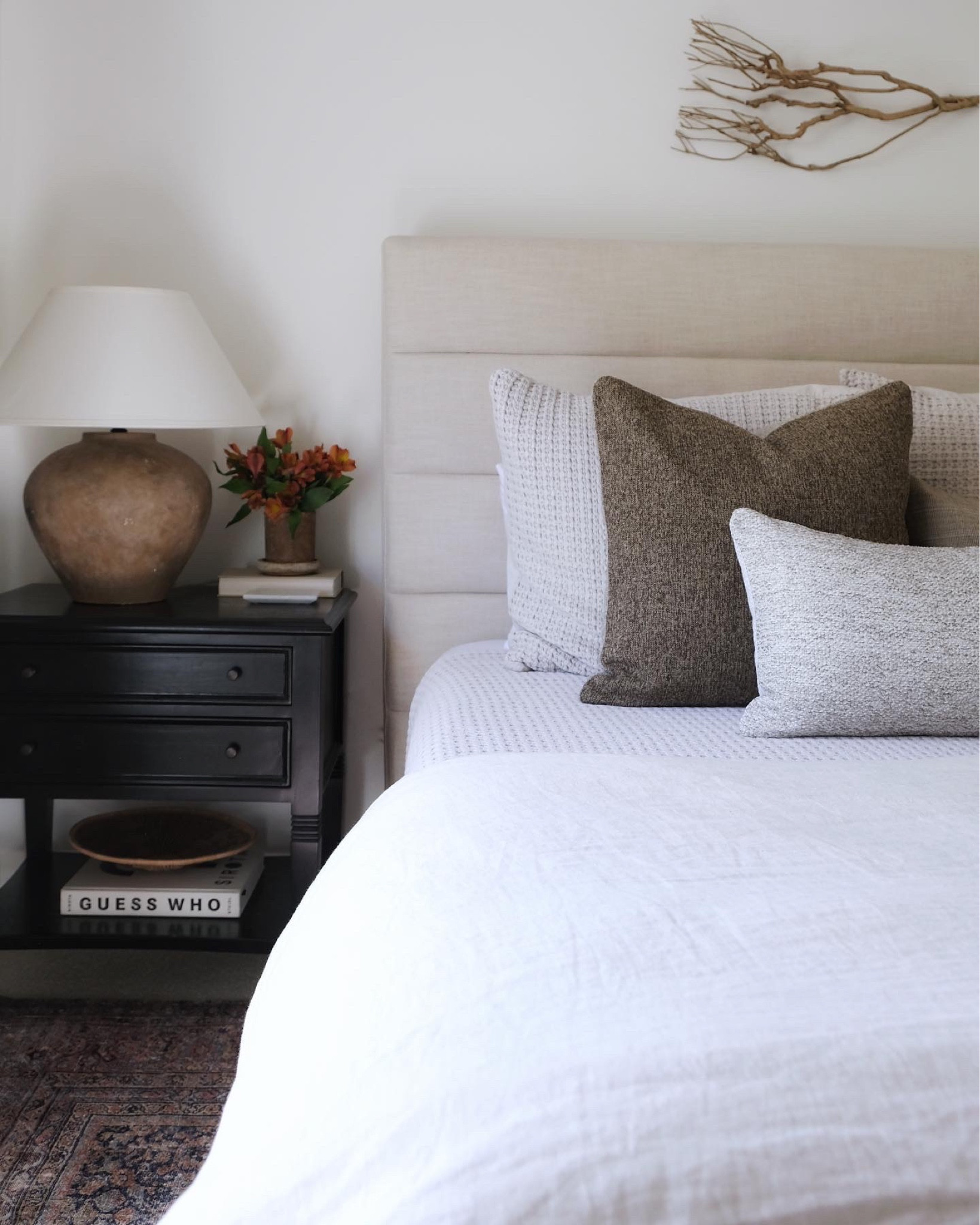 Cielle home boucle pillows in Walnut/Conch and Ivory/Taupe

#LTKhome