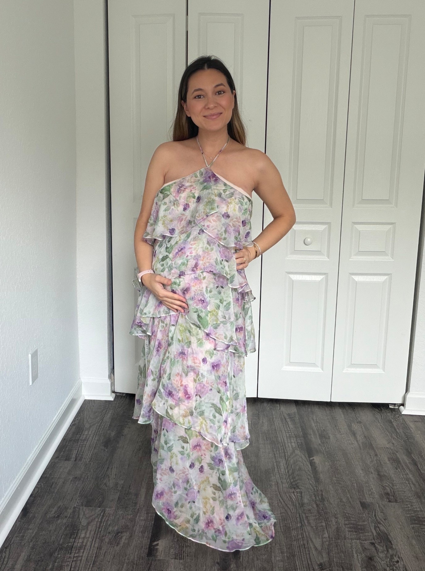 Another super cute bump friendly option for baby shower or wedding. I sized up to size L at 27 weeks 

#LTKBaby #LTKBump #LTKWedding