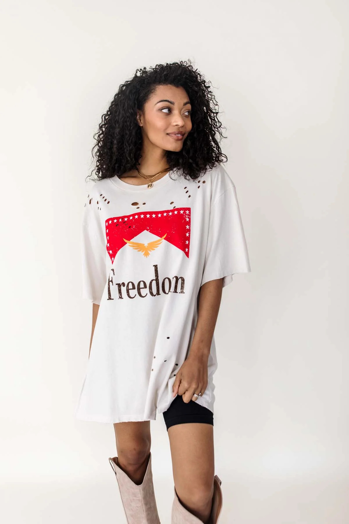 Freedom Distressed Graphic Tee | The Post
