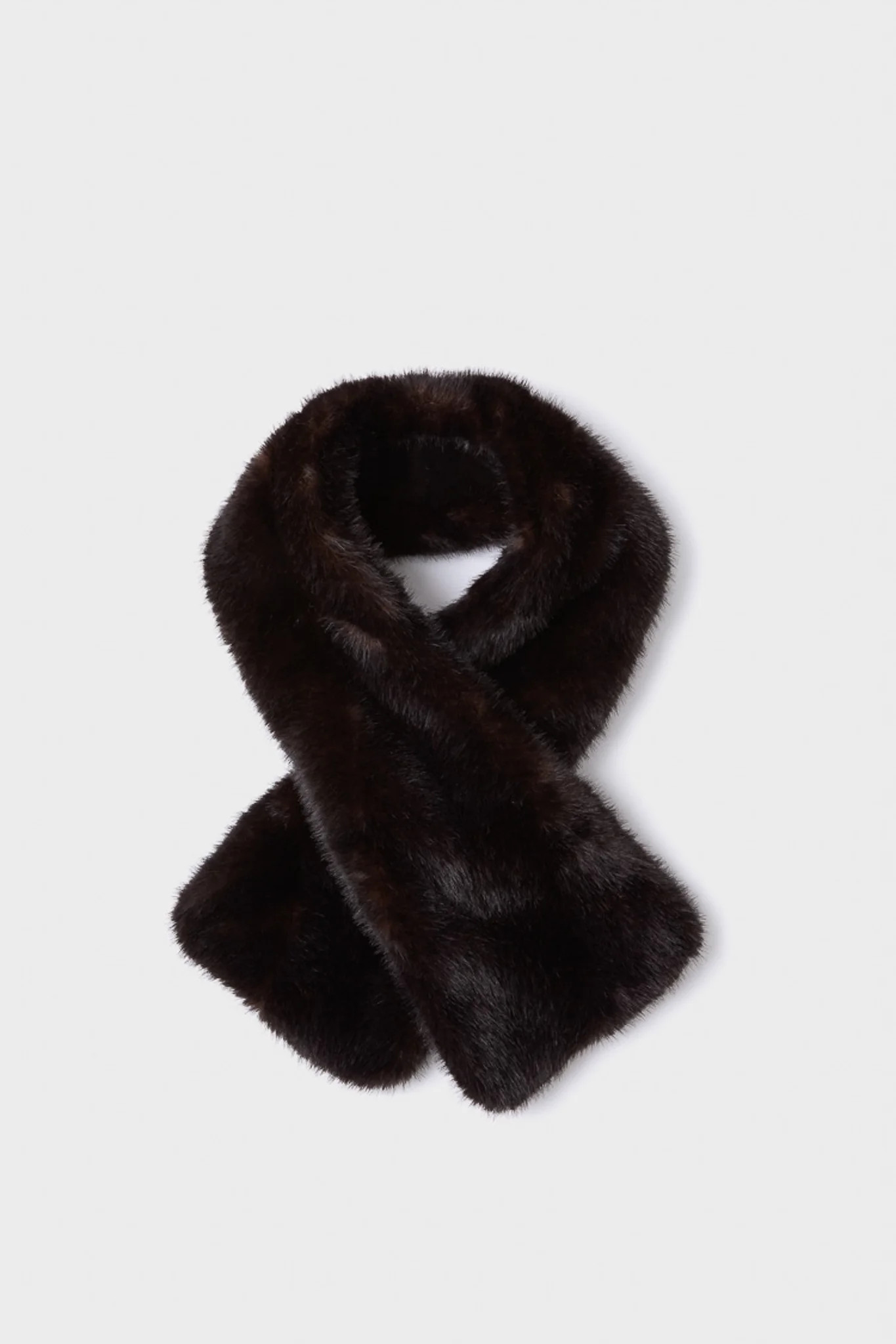 Brown Fur Scarf | Tuckernuck (US)