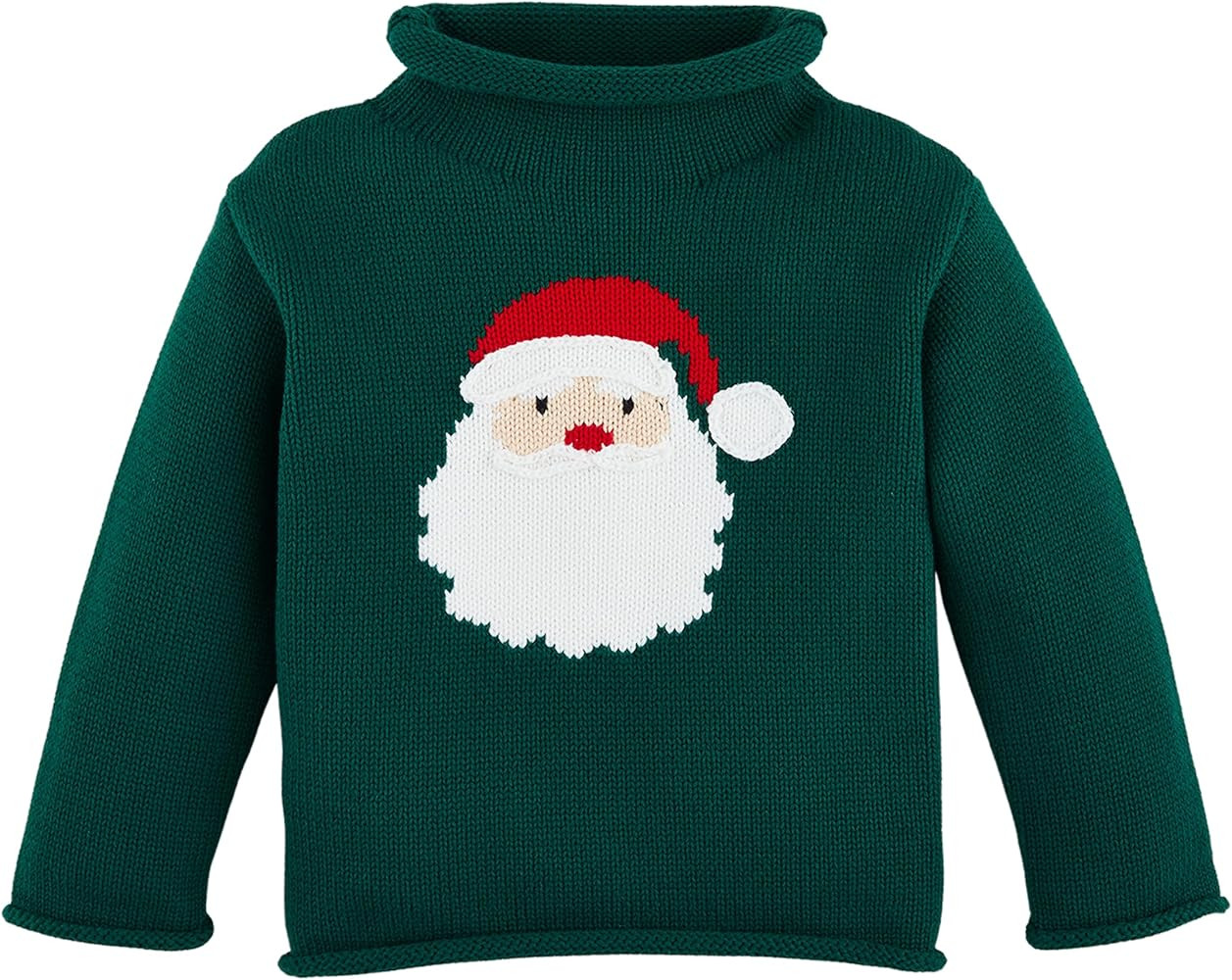 Mud Pie Kids Children Rollneck Santa Sweater | Amazon (US)