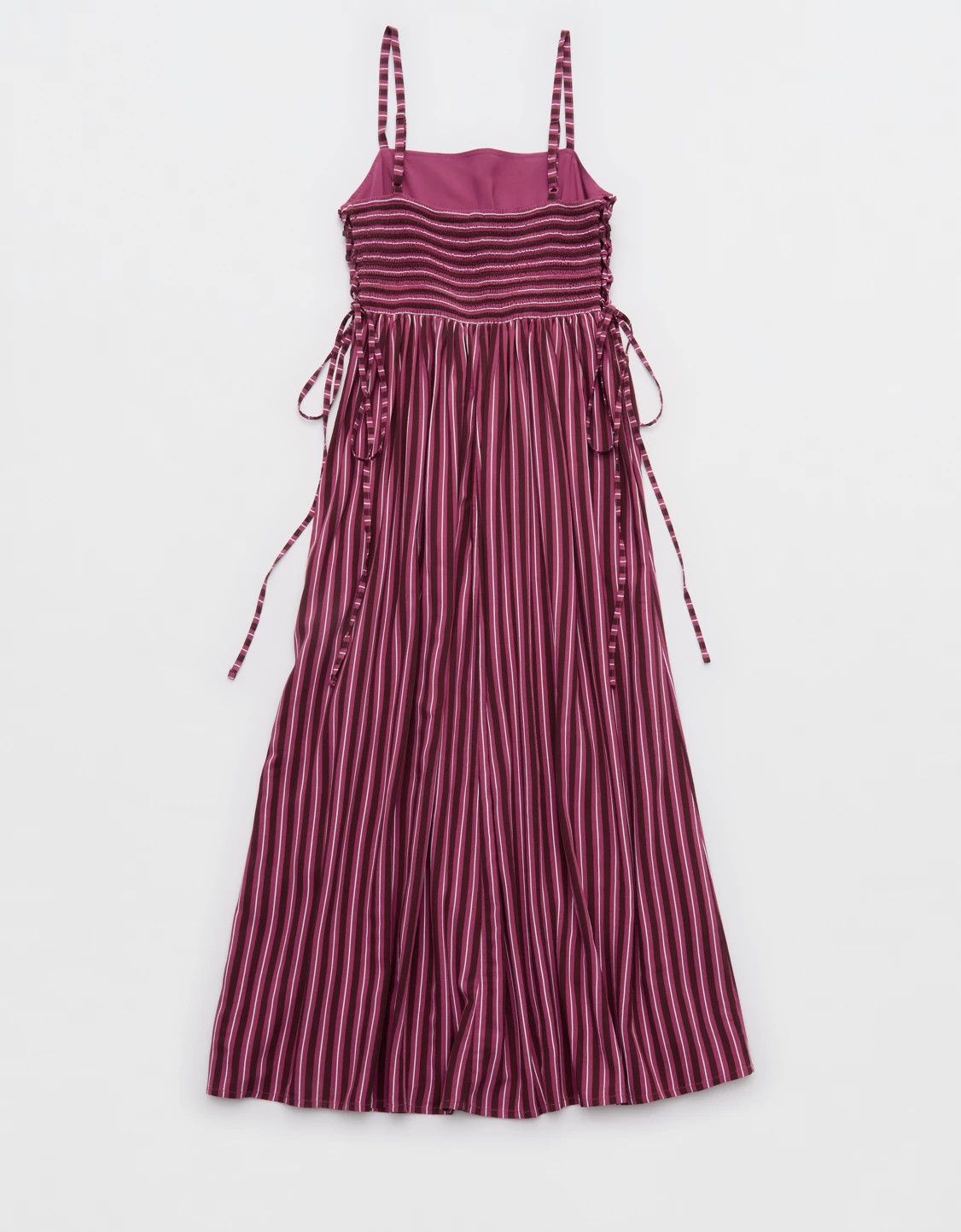 Aerie Happy & Drapey Lace Up Dress | Aerie