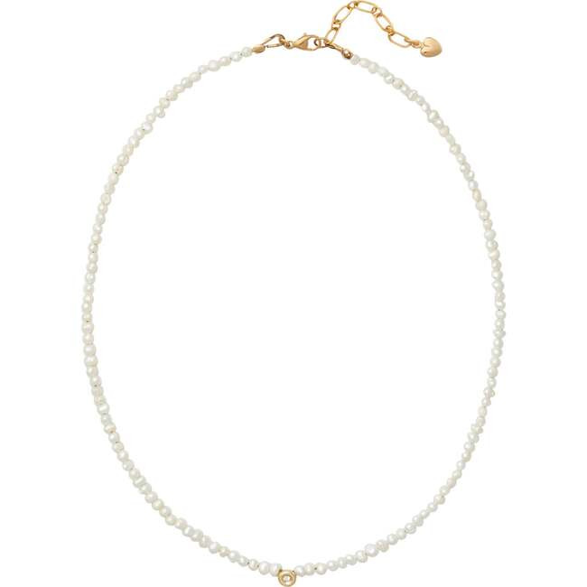 Claire Necklace, White | Maisonette