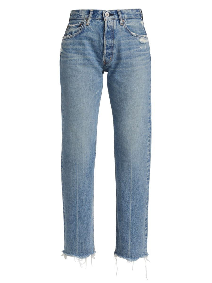 Moussy Vintage MV Viola Wide Straight Jeans | Saks Fifth Avenue