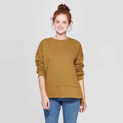 Women's Crewneck Fleece Tunic Pullover Sweatshirt - Universal Thread™ | Target