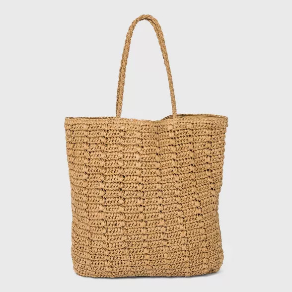 Straw Tote Handbag - Universal Thread™ | Target