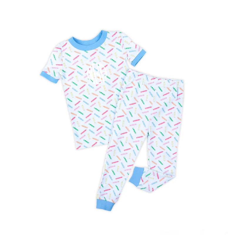 Colorful Crayon Pajamas | Classic Whimsy