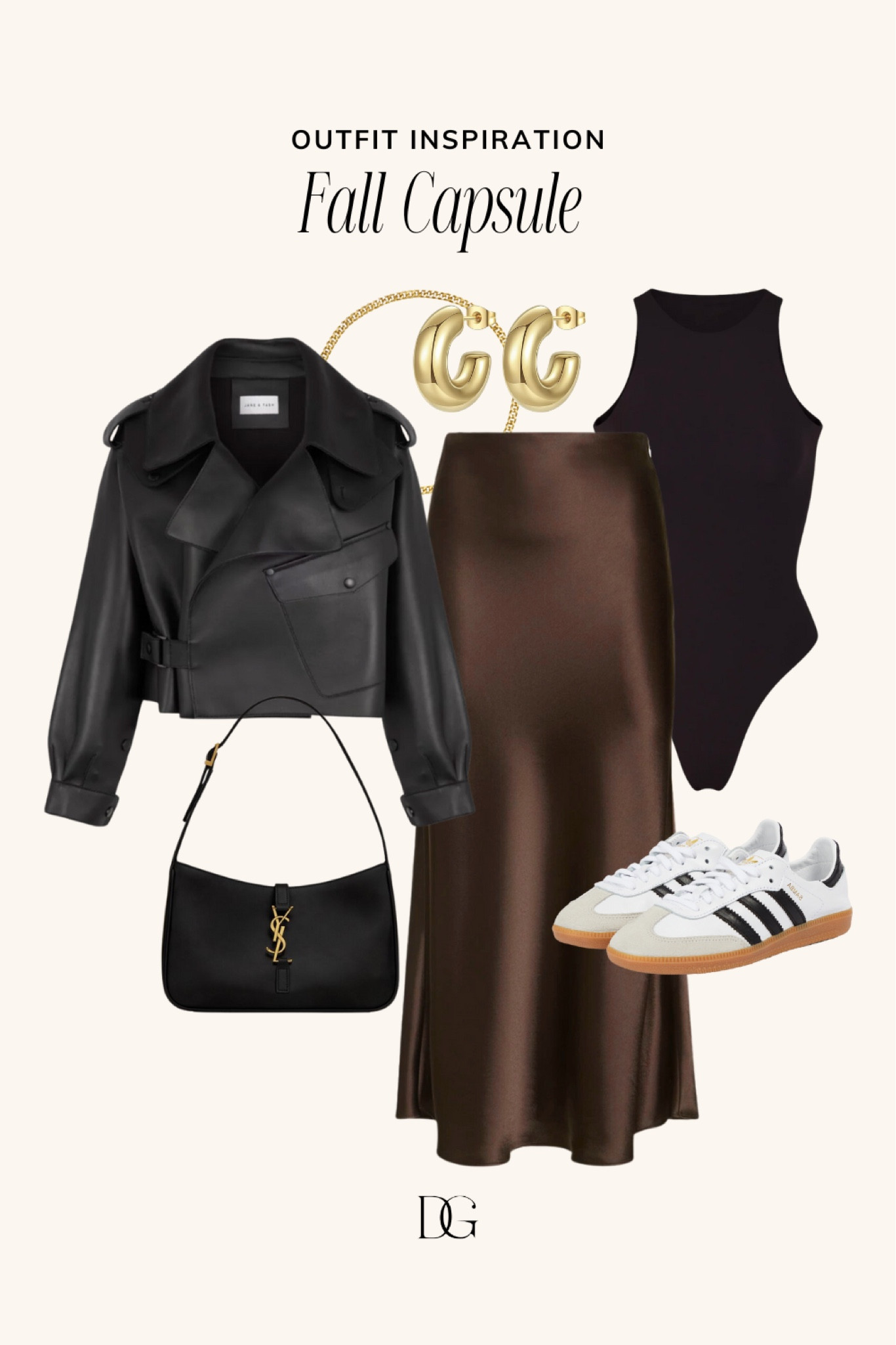 Fall Capsule Wardrobe | fall outfit, fall outfits, fall style, fall fashion, fall 2024, fall outfits 2024, fall look, fall outfit inspo, fall outfit inspiration, fall wardrobe essentials,  fall wardrobe essential, fall wardrobe basics, fall basic, fall basics, fall essential, fall essentials, fall closet basic, fall closet basics, body suit, bodysuits, seamless bodysuit, fall closet essential, fall closet essentials, fall must have, fall must haves, leather jacket, leather jackets, fall jacket, fall jackets, faux leather jacket, satin skirt, satin skirts, midi skirt, midi skirts, fall skirt, fall skirts, adidas samba, adidas sneakers, sambas, fall trend, fall trends, fall 2024 trends, elevated outfit, fall bags, black shoulder bag, classic shoulder bags 


#LTKShoeCrush #LTKStyleTip #LTKSeasonal