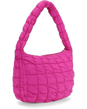 Quilted Tote Bag for Women Puffer Bag Quilted Bag Lightweight Puffy Tote Bag Quilted Padding Shou... | Amazon (US)