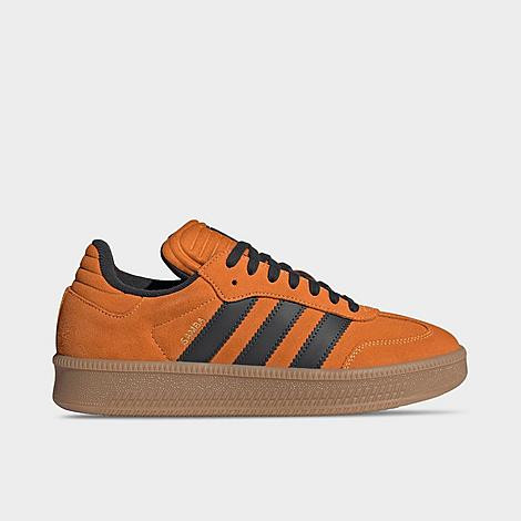 adidas Men's Originals Samba XLG Casual Shoes in Crew Orange/Carbon/Gum Size: 7.5 | Finish Line (US)