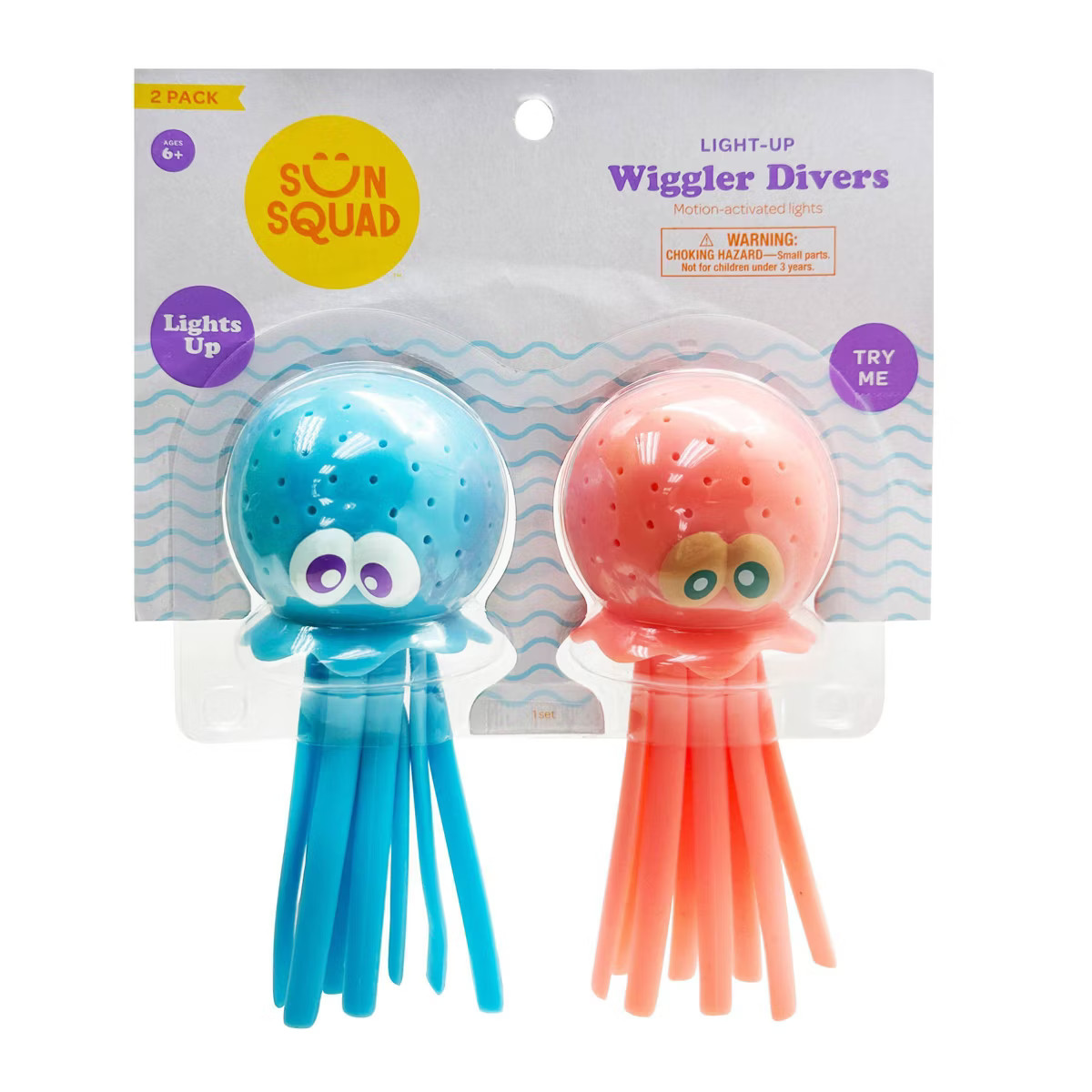 Kids' Water Wiggler Light Up Divers 2pc - Sun Squad™ | Target