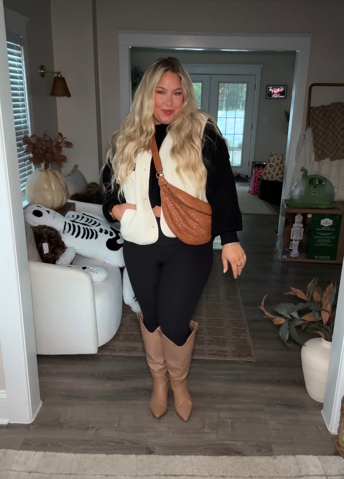 31 DAYS OF FALL FITS 🍂 

OUTFIT 16
XL SWEATER
XL VEST
XL LEGGINGS
SHOES TTS (old from target, linked similar)

fall fashion, midsize, fall fits, outfit series, fashion series, curvy fashion, tall fashion, plus size, easy outfits, comfy outfits, trendy outfits, capsule wardrobe, workwear, weekend, chic, outfit formulas, Pinterest inspired.

#LTKFindsUnder50 #LTKMidsize #LTKSaleAlert