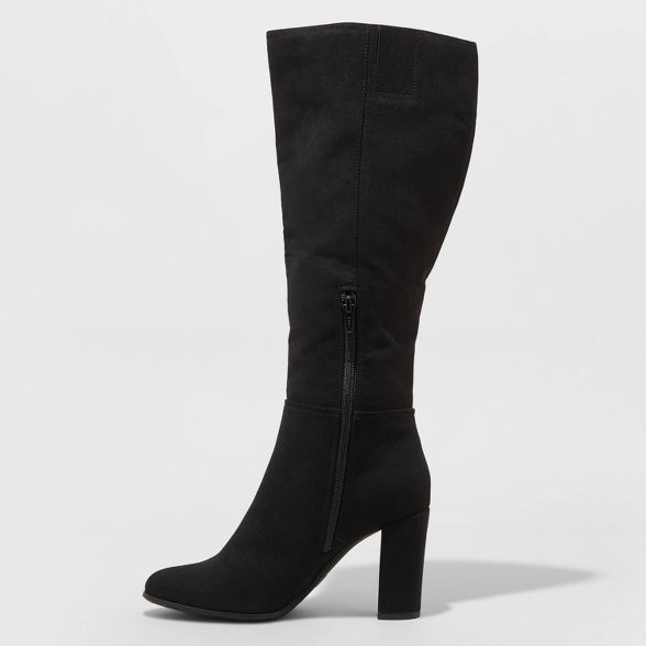 Women's Brandee Knee High Heeled Fashion Boots - A New Day™ | Target