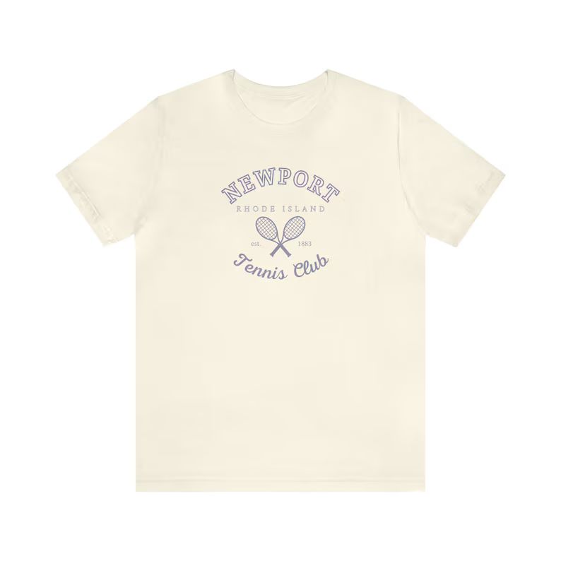 Newport Tennis Club T Shirt, Newport Rhode Island, Tennis Gift, Newport T Shirt - Etsy | Etsy (US)