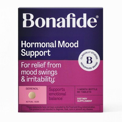 Bonafide Hormonal Mood Swing and Irritability Relief - Serenol - 1 Month Supply | Target