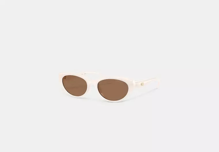 C Hardware Oval Cat Eye Sunglasses | Coach (US)