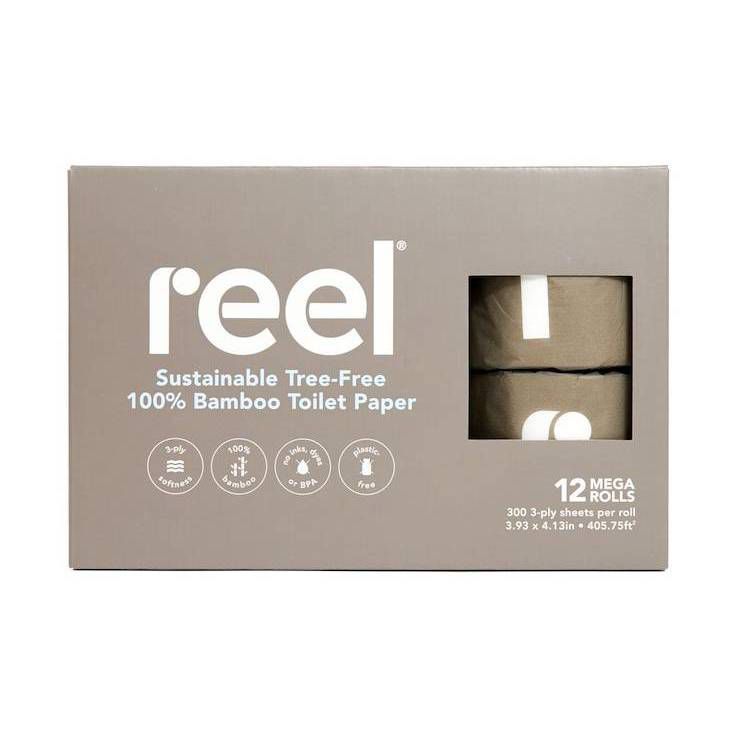 Reel Paper Premium Bamboo Toilet Paper - 12 Rolls | Target