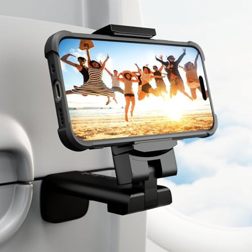 Klearlook Universal Airplane Phone Holder, in Flight Travel Essentials Phone Holder Mount with Mu... | Amazon (US)