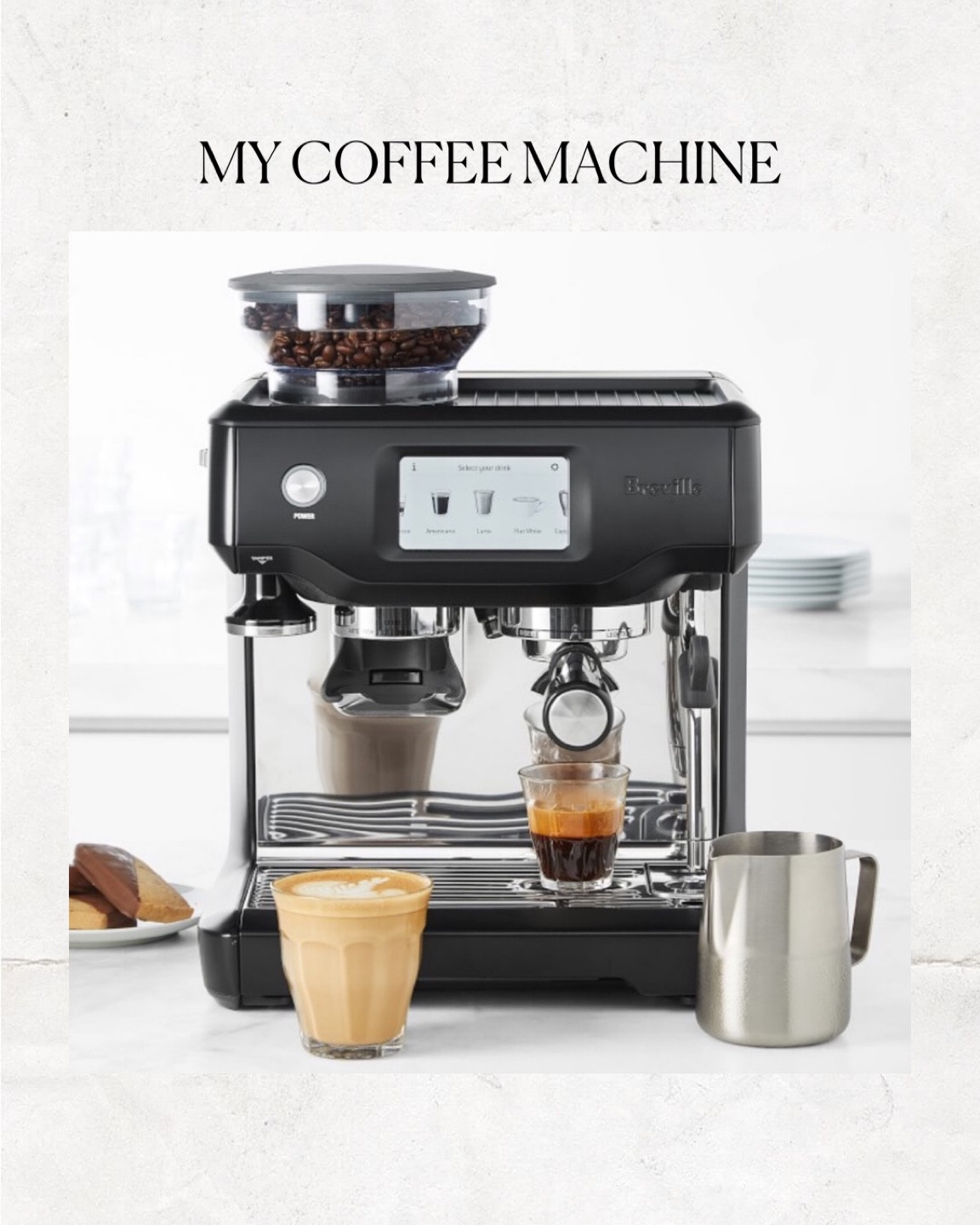 for the COFFEE LOVERS🤍☕️ I love this coffee machine. #coffeemachine #expressomachine #coffeelovers #coffeestation 

#LTKhome #LTKGiftGuide
