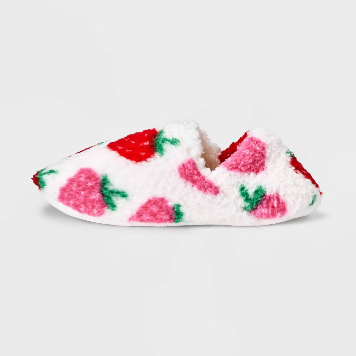 Women's Cozy Fleece High Cut Pull-On Slipper Socks with Grippers | Target