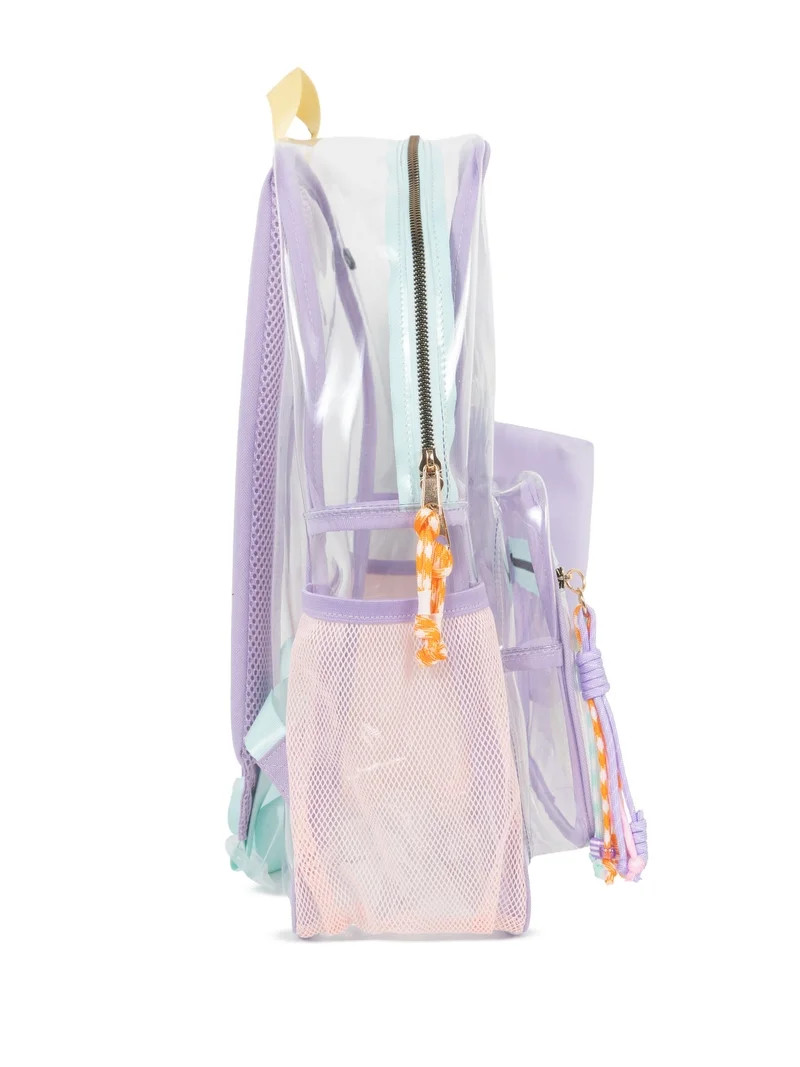 U.S. Polo Assn. Unisex Kid's 18" Clear Backpack, Lavender | Walmart (US)
