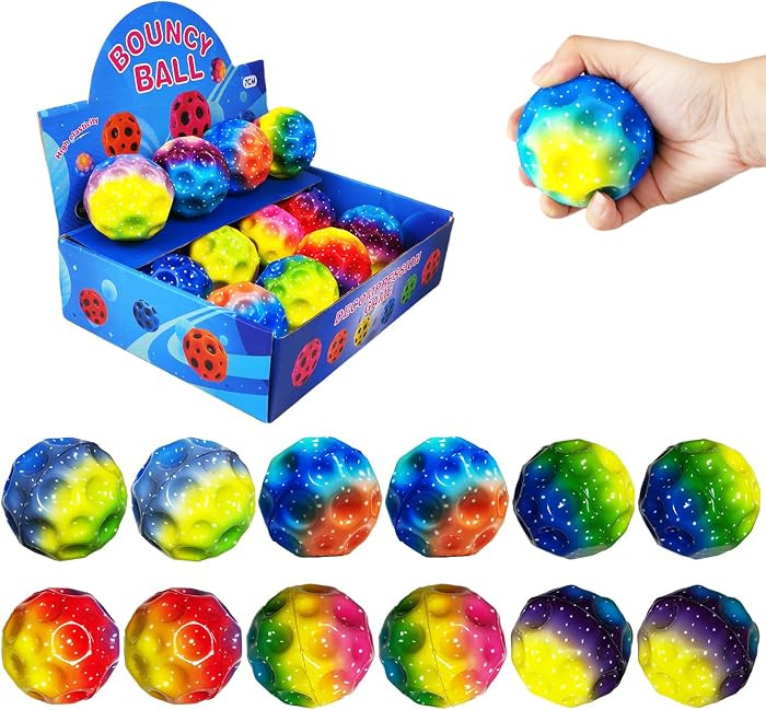 ZHEBAG Bouncy Ball, Colorful Big Super Bouncy Astro Balls, Extreme High Bouncing Balls for Kids,F... | Amazon (US)