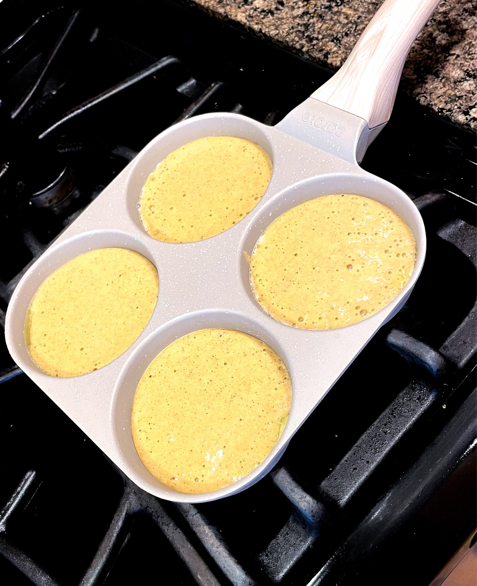 I love my 4 cup frying pan I use every morning! I use it for eggs / mini pancakes! Amazon, On sale marked down to $17! 

#kitchen #pans #breakfast #kids #ltkkids #ltkbaby #ltkfindsunder50

#LTKHome #LTKKids #LTKSaleAlert