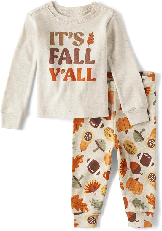 The Children's Place Baby Family Matching, Fall Harvest Pajama Sets, Cotton | Amazon (US)