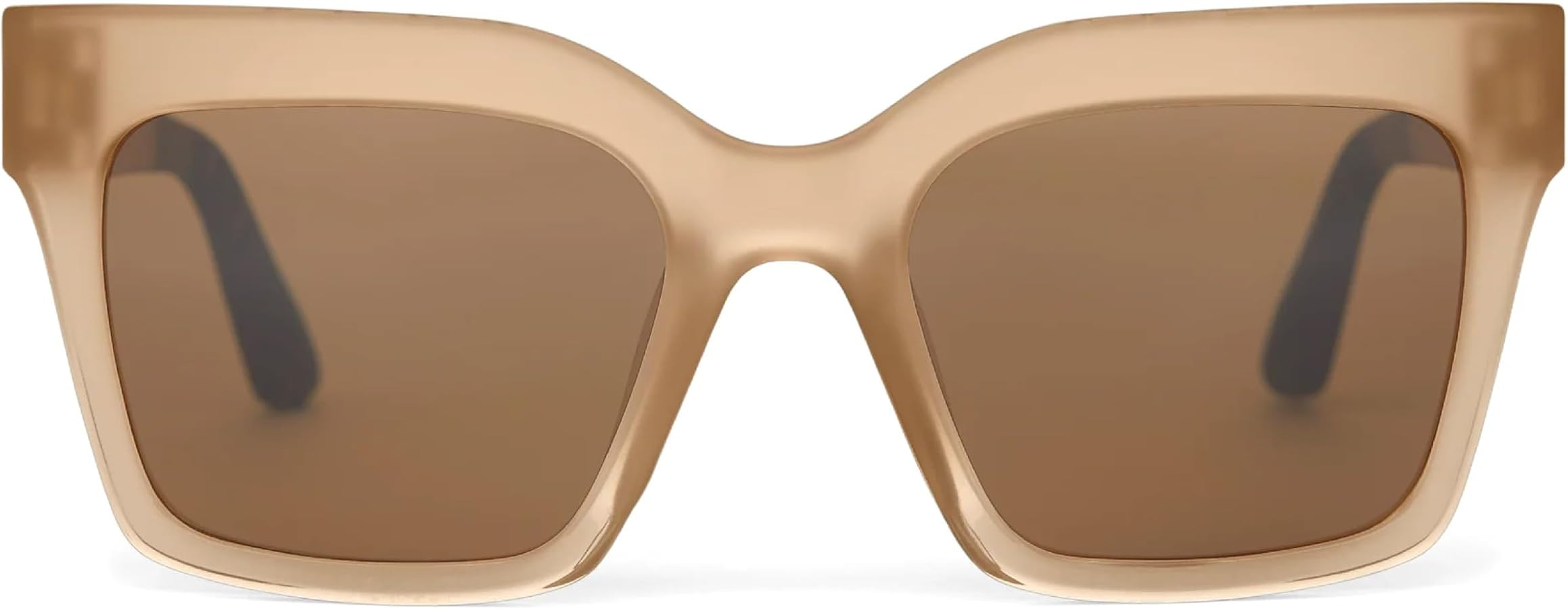 TOMS Adelaide Traveler Rectangle Sunglasses for Women, Durable SOLAFLEX | Amazon (US)