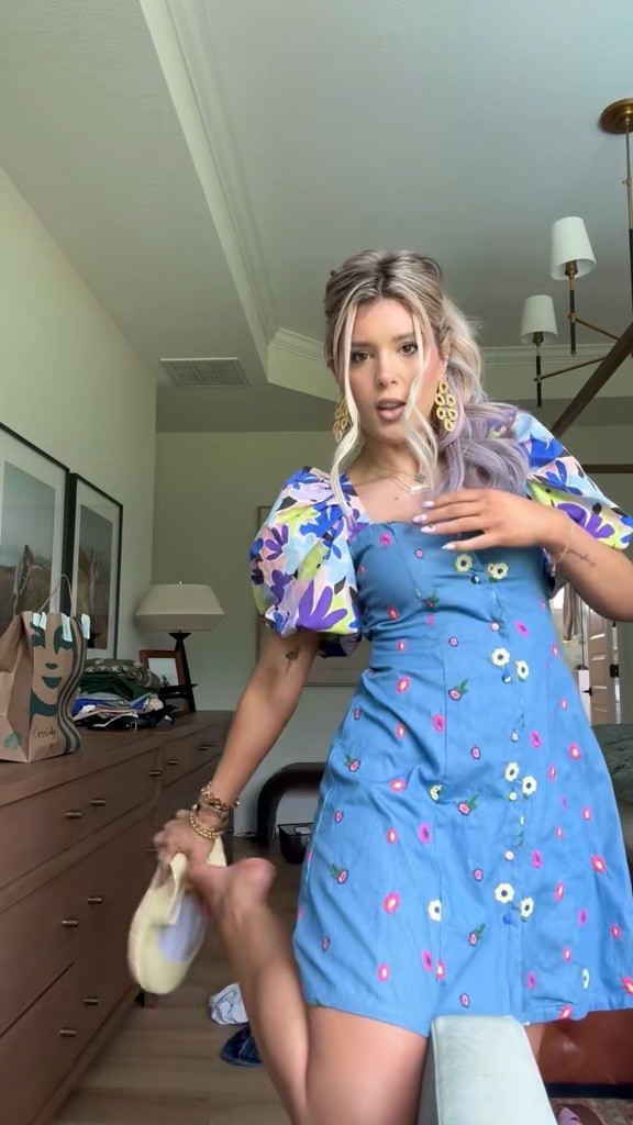 Eepppp my dress is back on nuuly insanely marked down!  