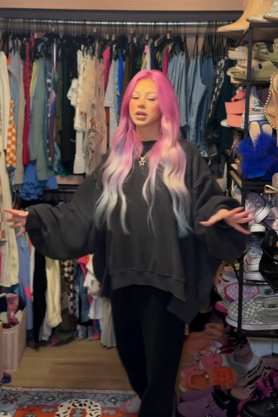 sweatshirt link :) it’s from last year but SO comfy, linking what I can find thats similar