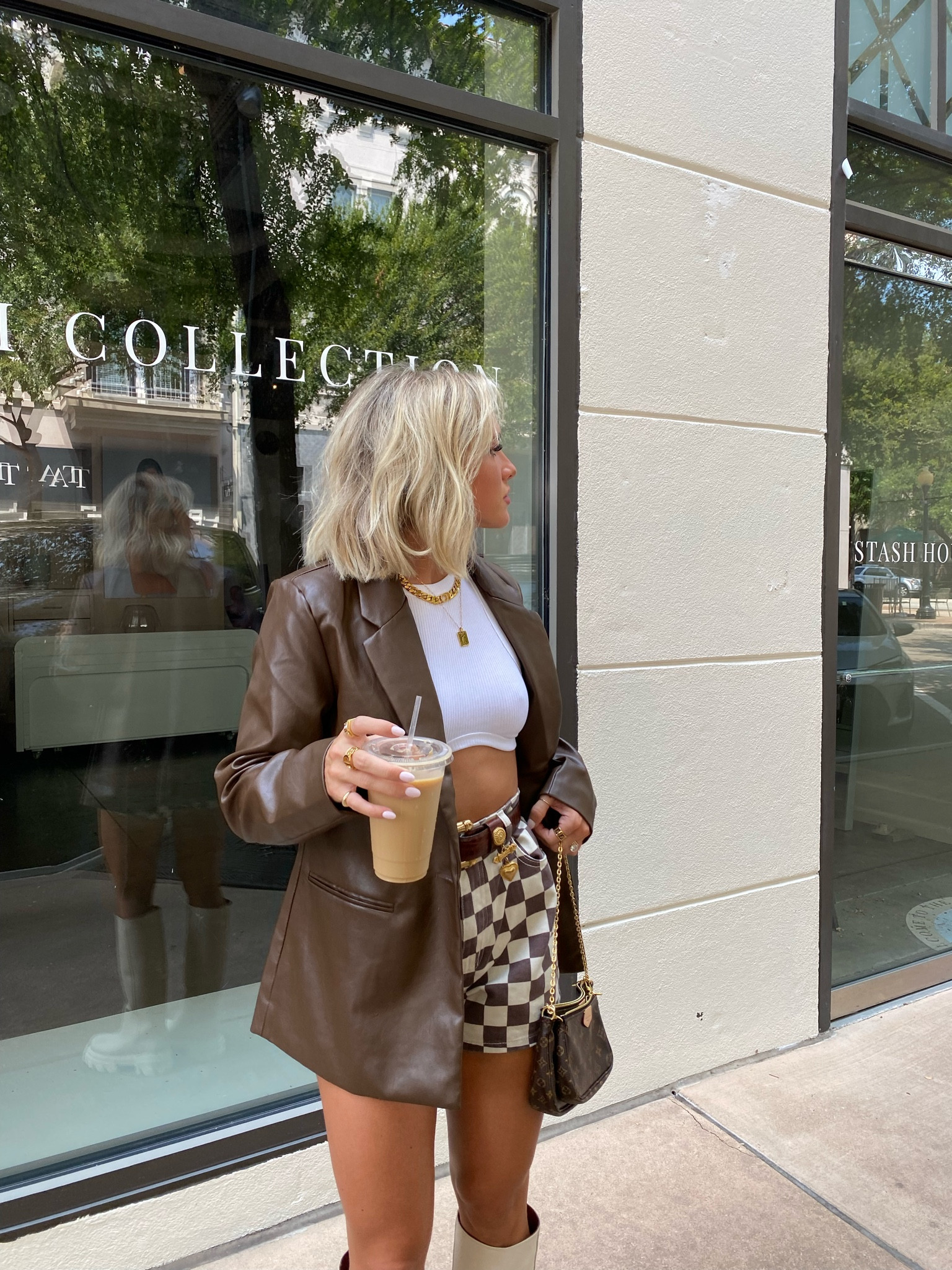 Brown fall outfit. Shorts are old style Glassons. Belt is vintage! 

#LTKSeasonal #LTKstyletip #LTKSale