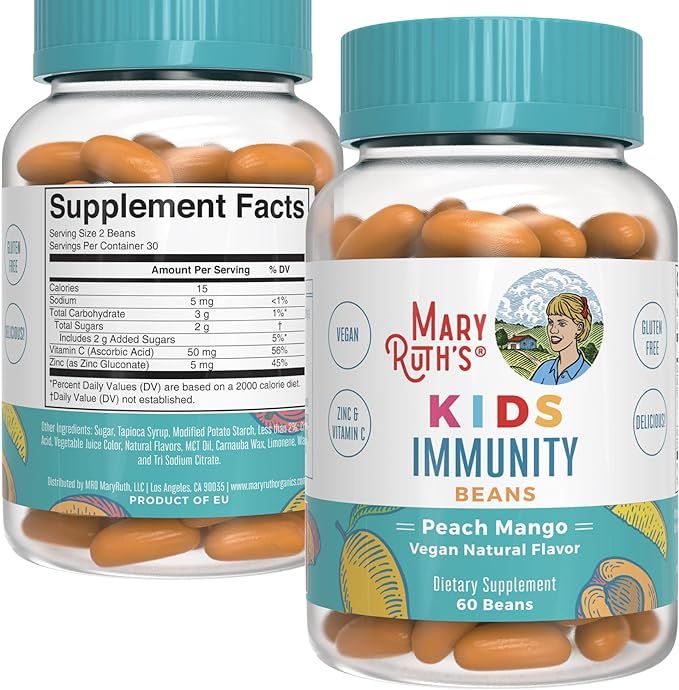 MaryRuth's | Kids Immunity Beans | Vita-Beans with Vitamin C and Zinc | Immune Support Supplement... | Amazon (US)