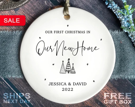 Personalized New Home Ornament  Our First Christmas in Our - Etsy | Etsy (US)