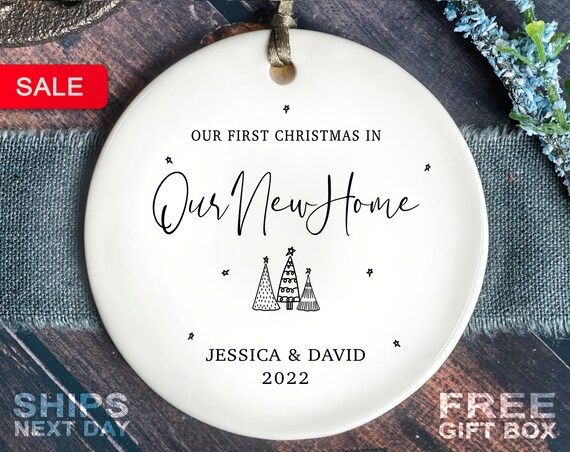 Personalized New Home Ornament - Our First Christmas In Our New Home Christmas Ornament - New Hou... | Etsy (US)